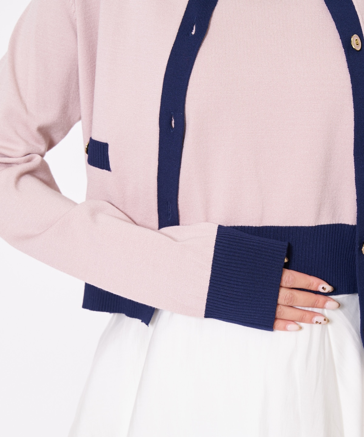 【先行予約受付中】バイカラーニットアンサンブル