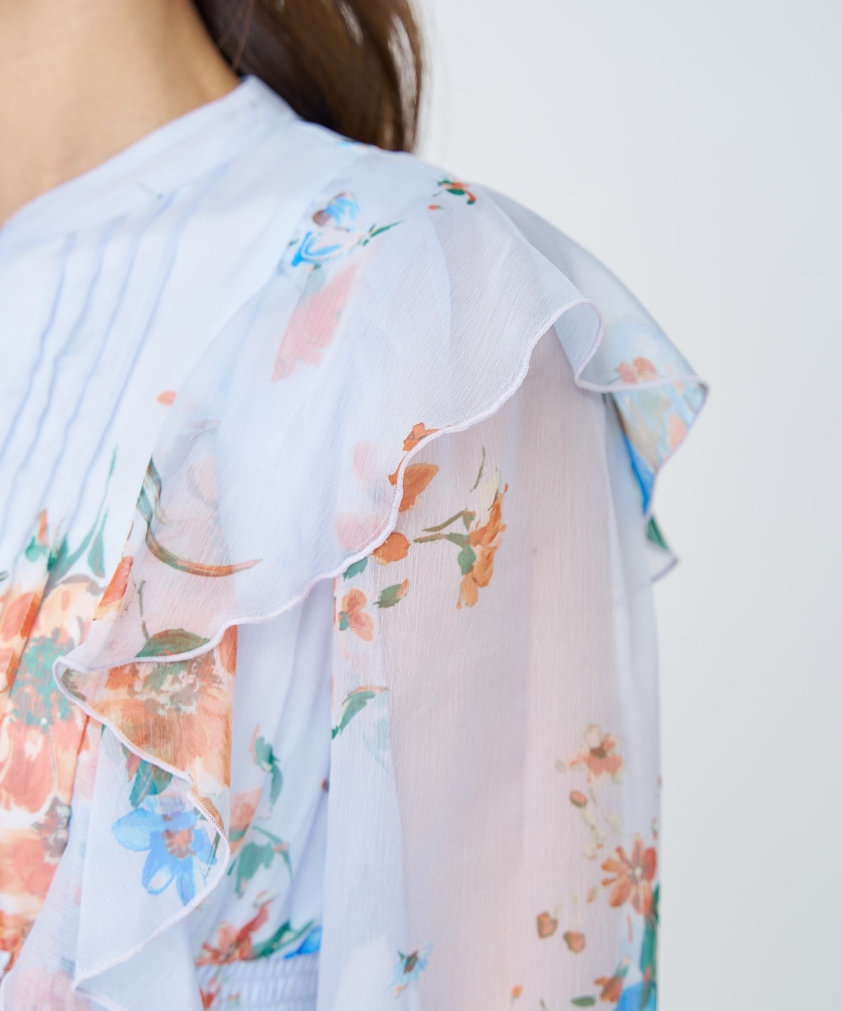 【先行予約受付中】フラワープリントタックワンピース