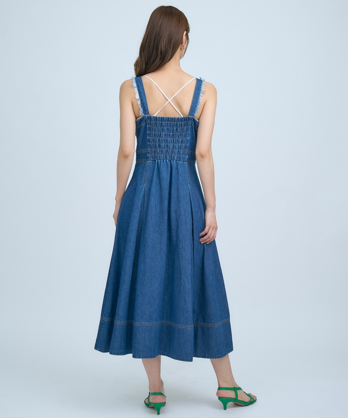 【先行予約受付中】デニムジャンパースカート