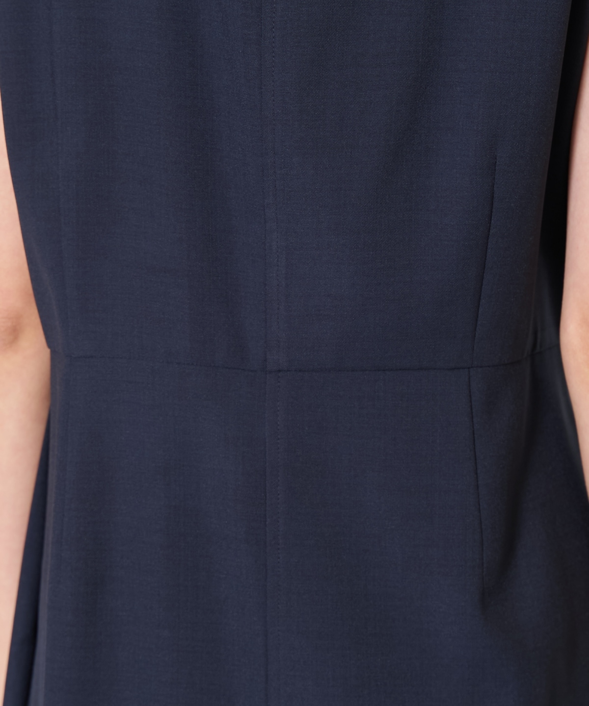 【先行予約受付中】アシメプリーツロングジレワンピース