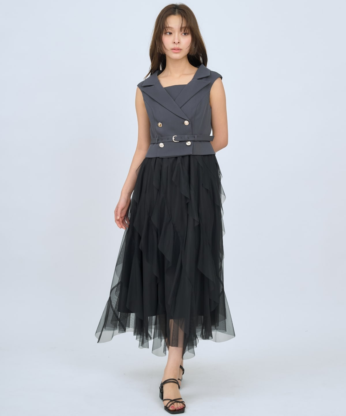 【先行予約受付中】アシメチュールトレンチジャンスカ