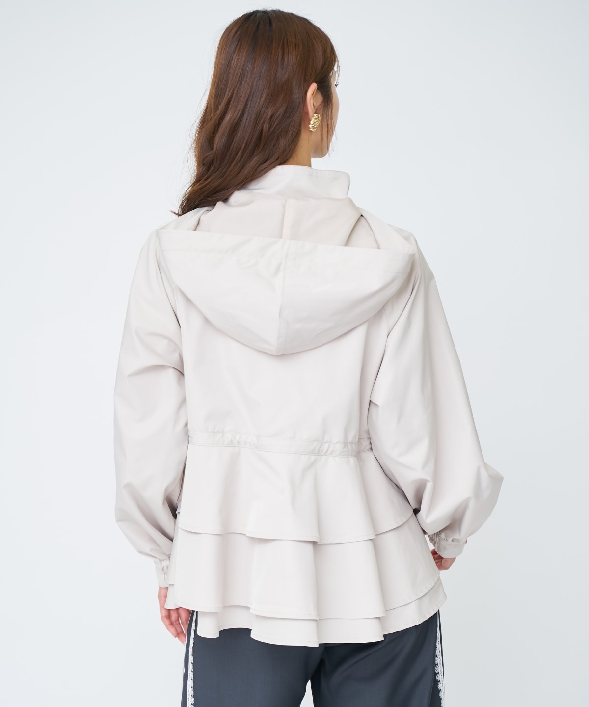 ペプラムマウンテンパーカー