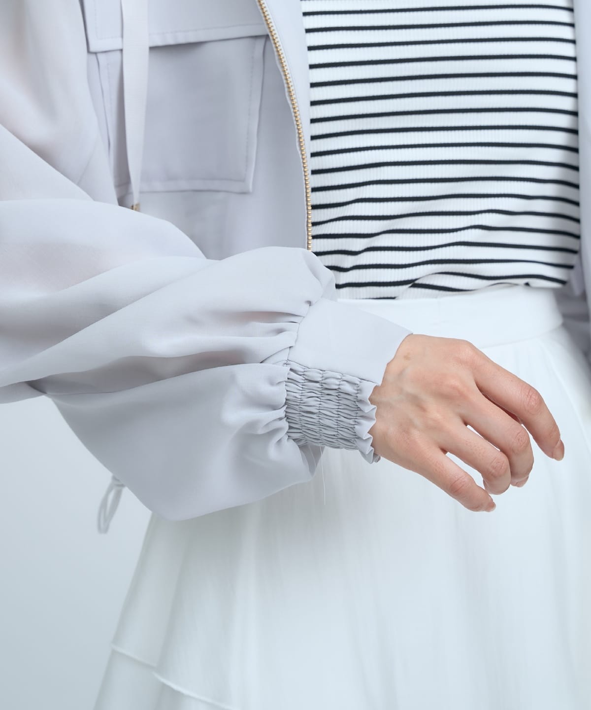 【先行予約受付中】シアーフーディーブルゾン