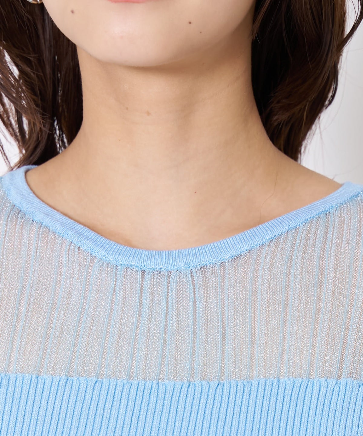 【先行予約受付中】シアーリブニットプルオーバー