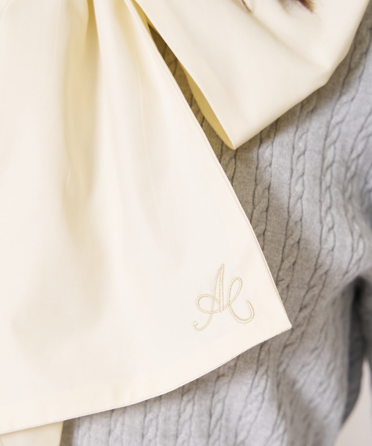 【先行予約受付中】ボウタイニットプルオーバー