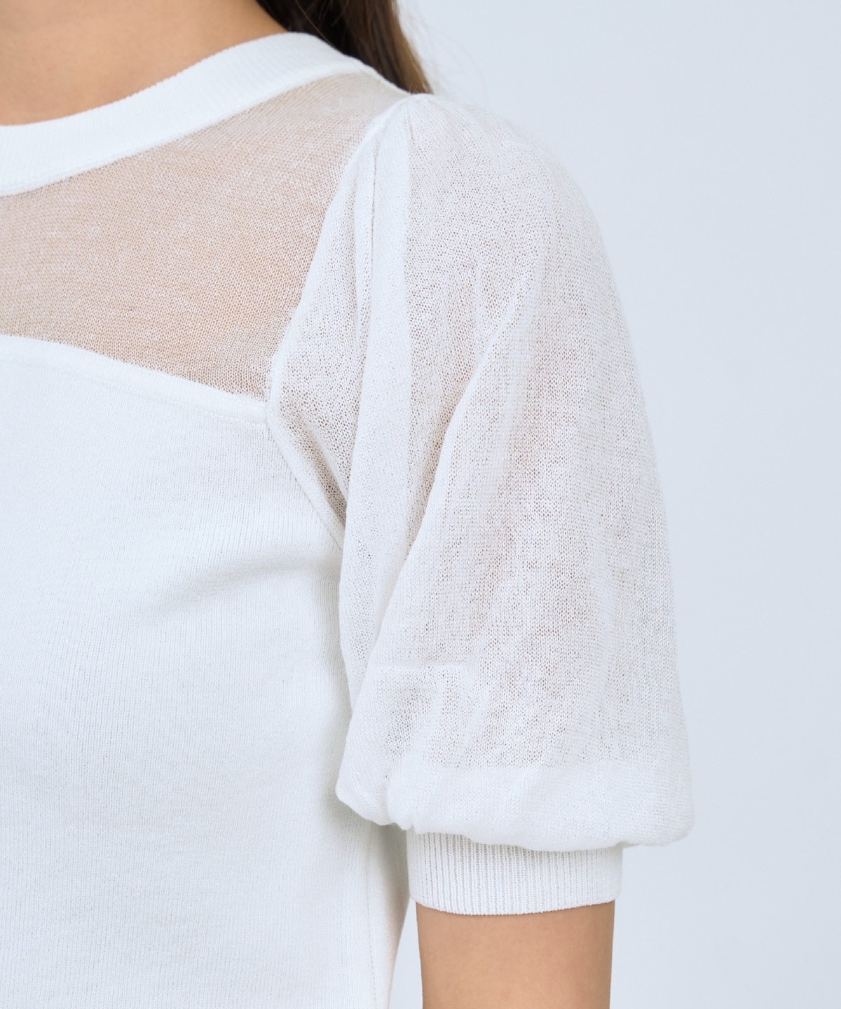 【先行予約受付中】シアーニットクルーネックプルオーバー