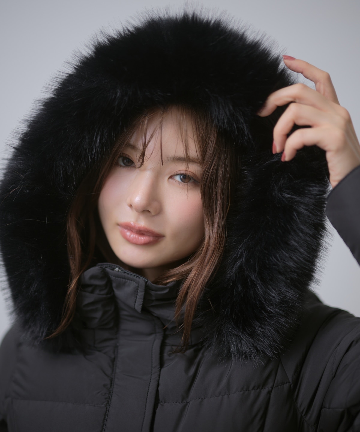 【9/10(木)10時 先行予約スタート】ベルト付きミドルダウンコート