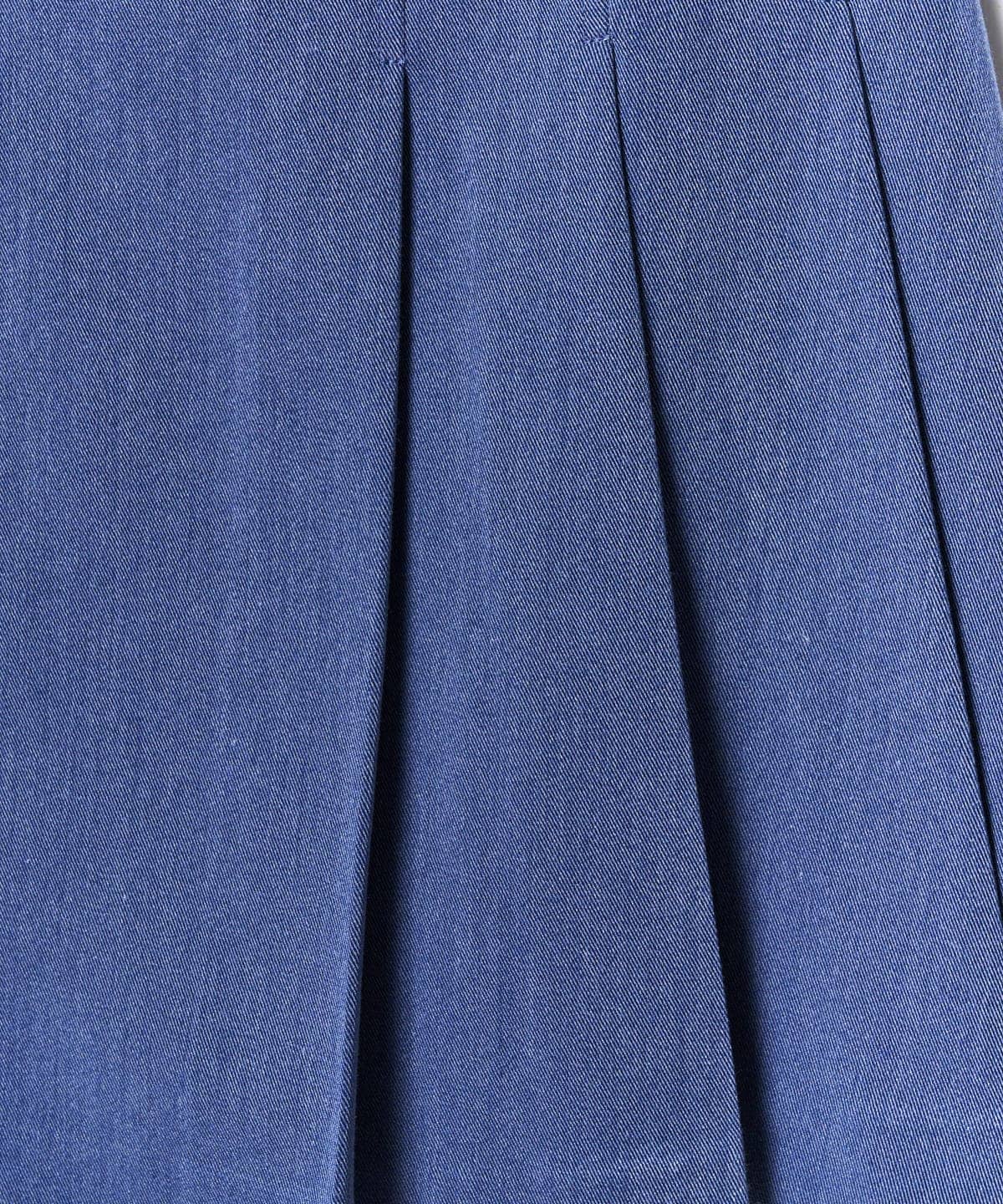 【セットアップ可能】サイドビットプリーツスカパン