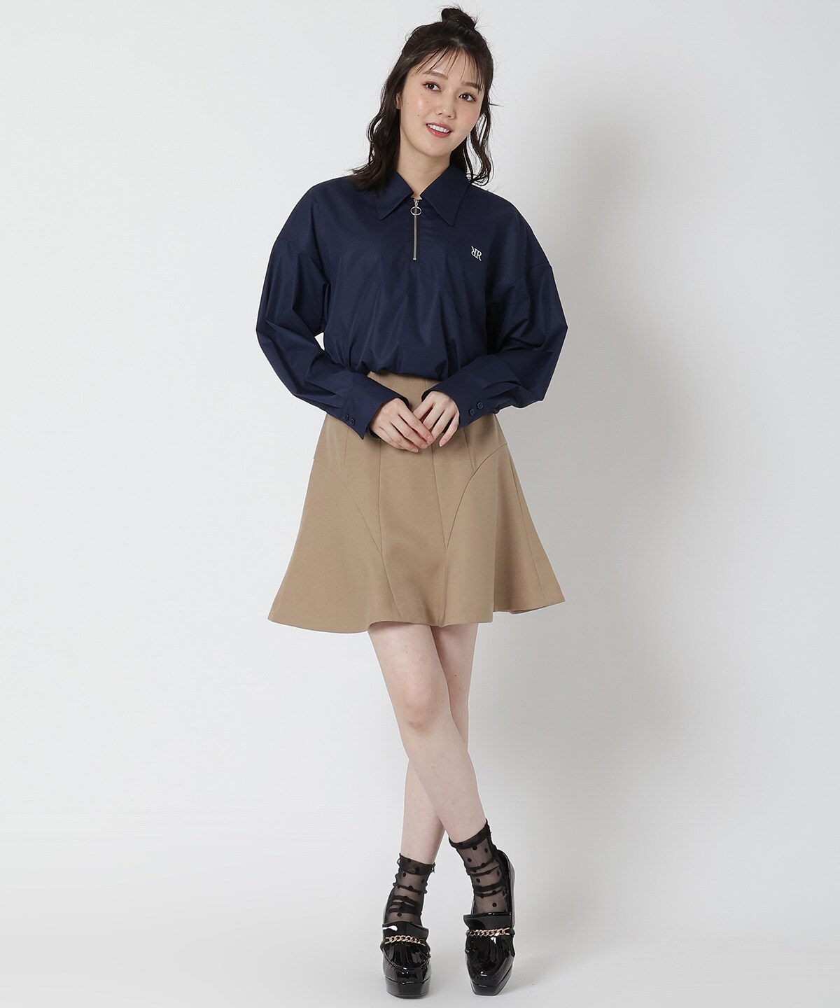 ハイウエストミニスカート