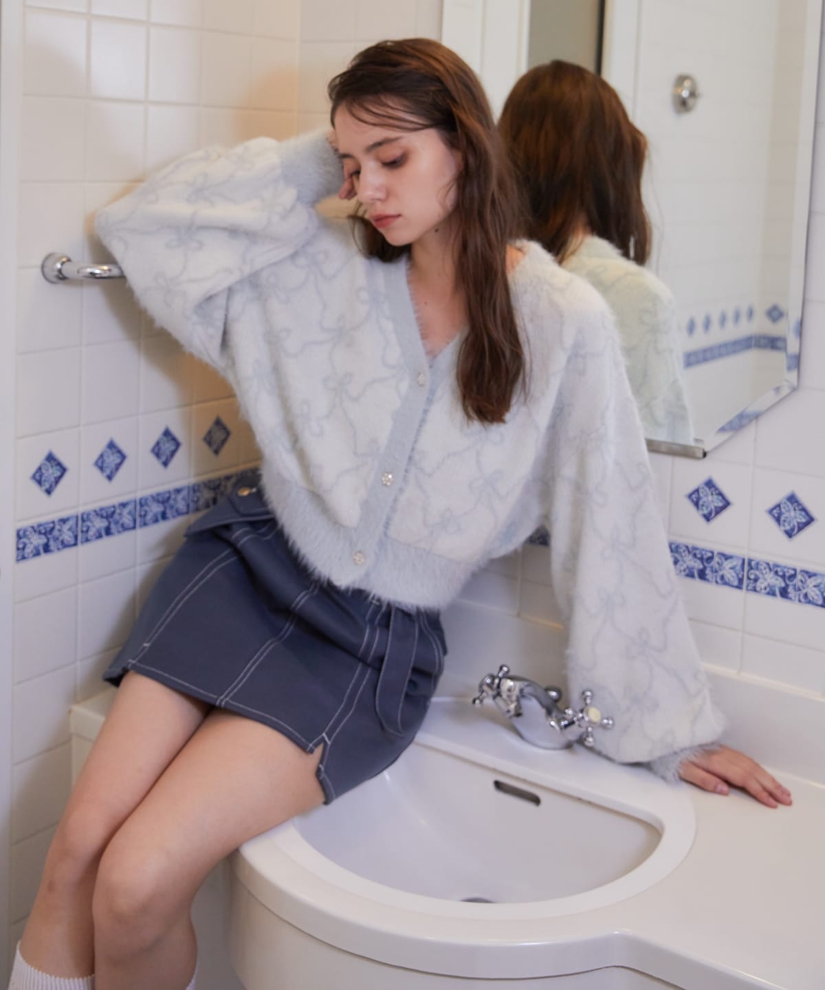 ポケットベルトミニスカート