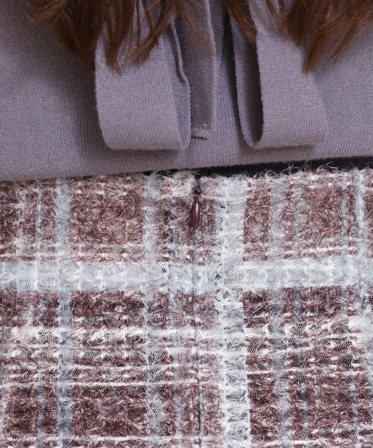 ファンシーチェックミニスカート