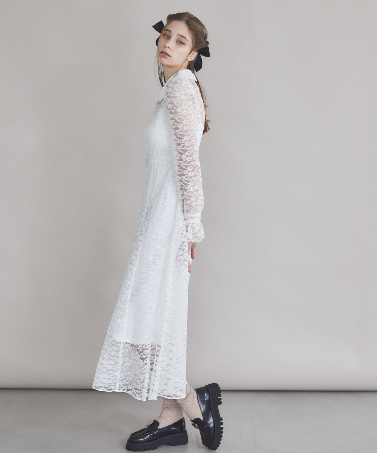 レースボウタイワンピース(F オフ): REDYAZEL｜公式オンライン  