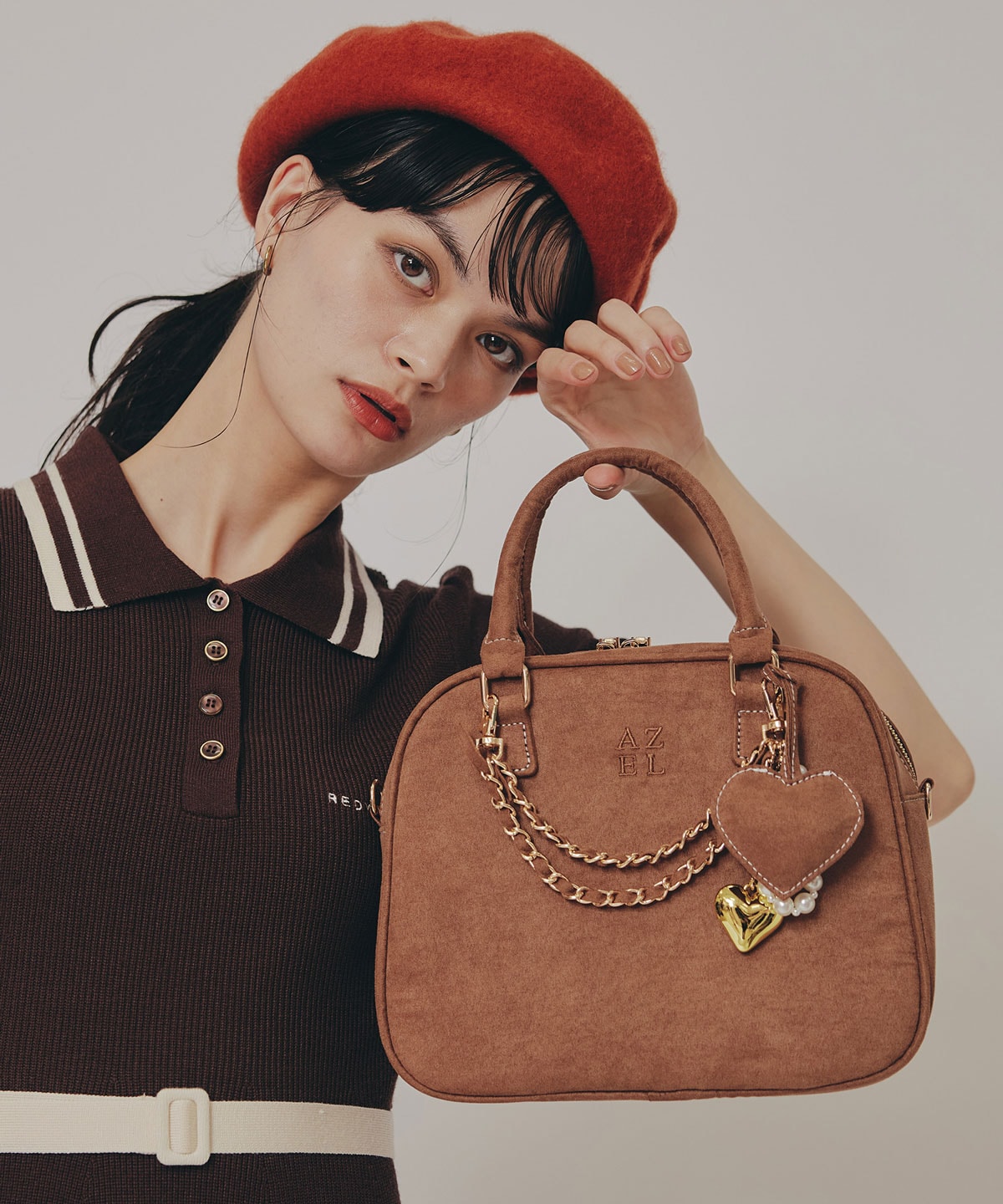 チャーム2WAYスクエアバッグ