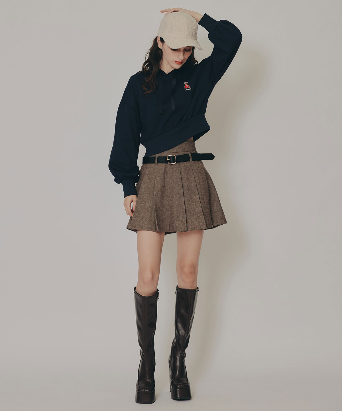 ローベルトプリーツミニスカート