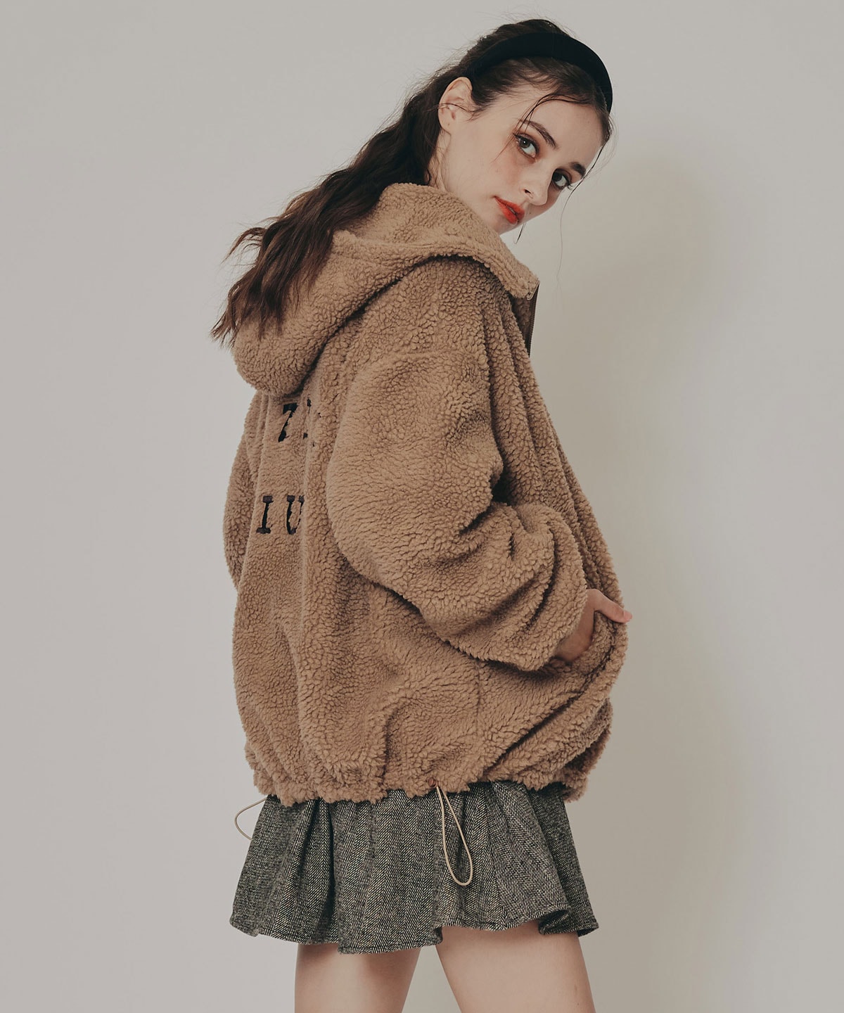 AZELCLUBボアパーカー