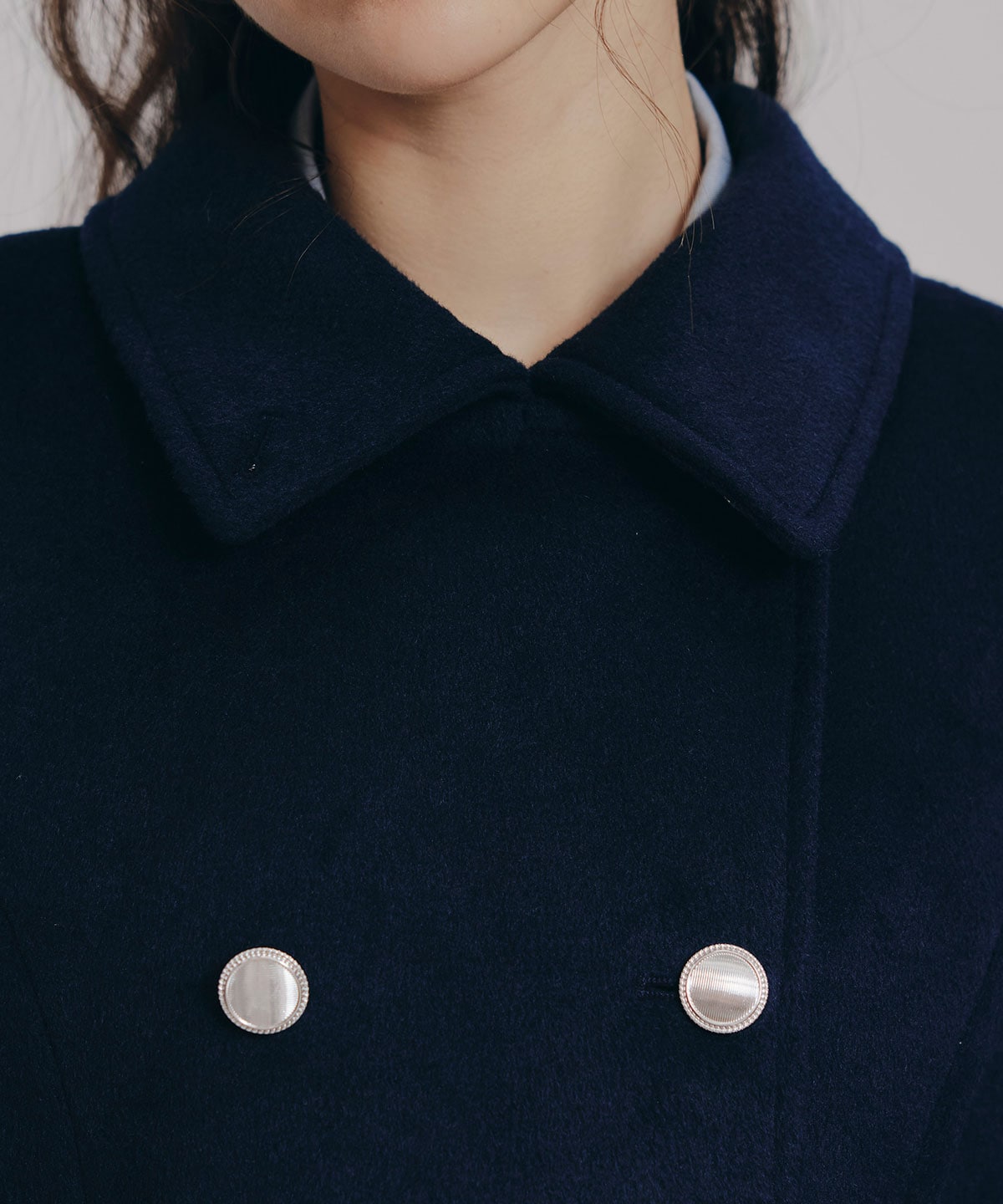 2WAYカラーダブルロングコート