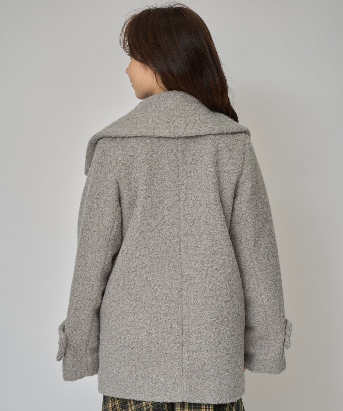 ボアダブルミドルコート