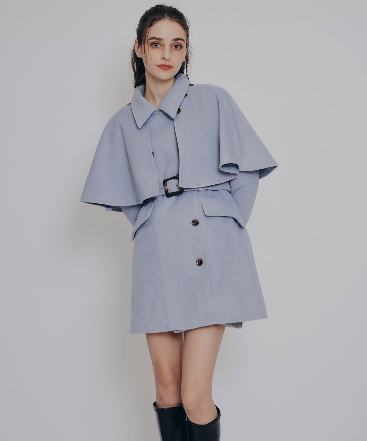 マルチWAYケープファーショートコート