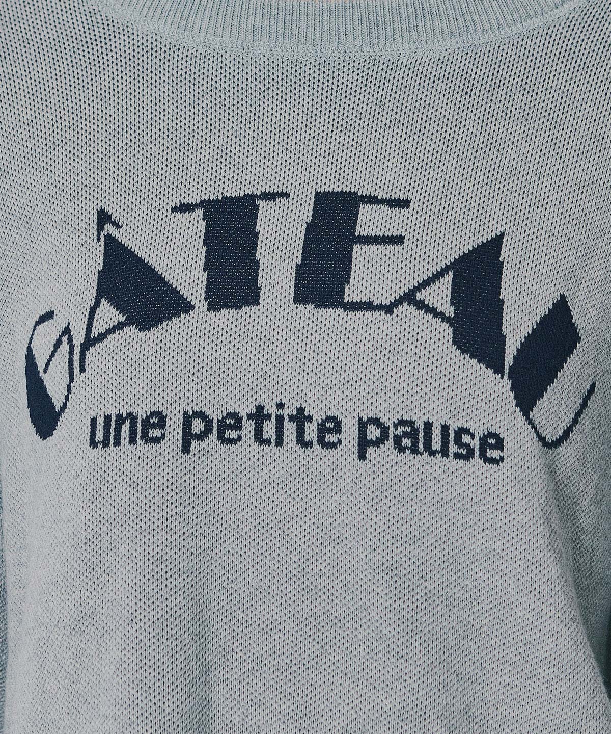 スウェットライクジャガードニット