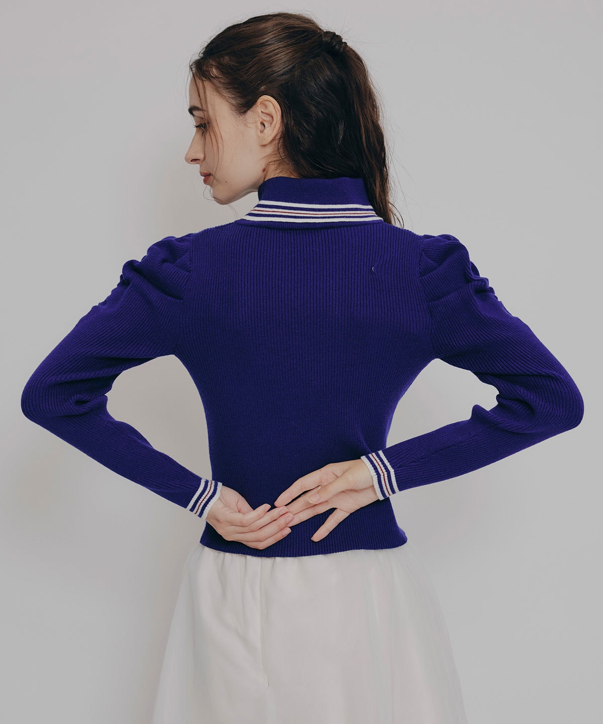 ［FILA×REDYAZEL］ラインタートルニットプルオーバー