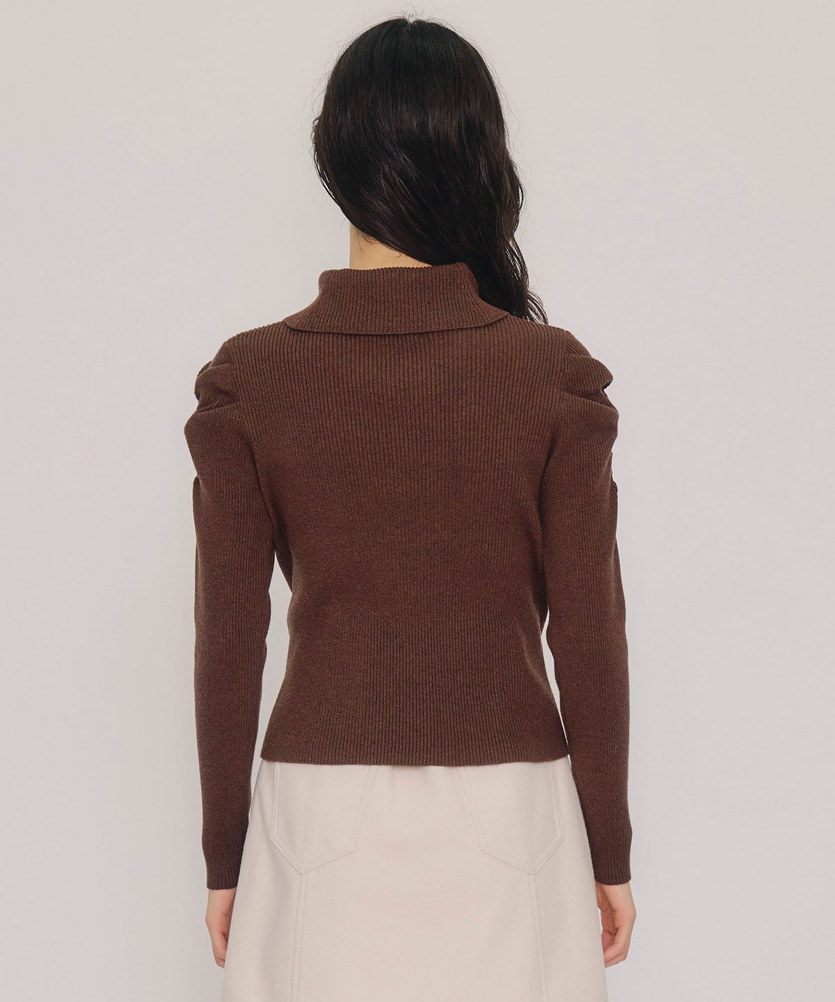 ラメタートルニットプルオーバー