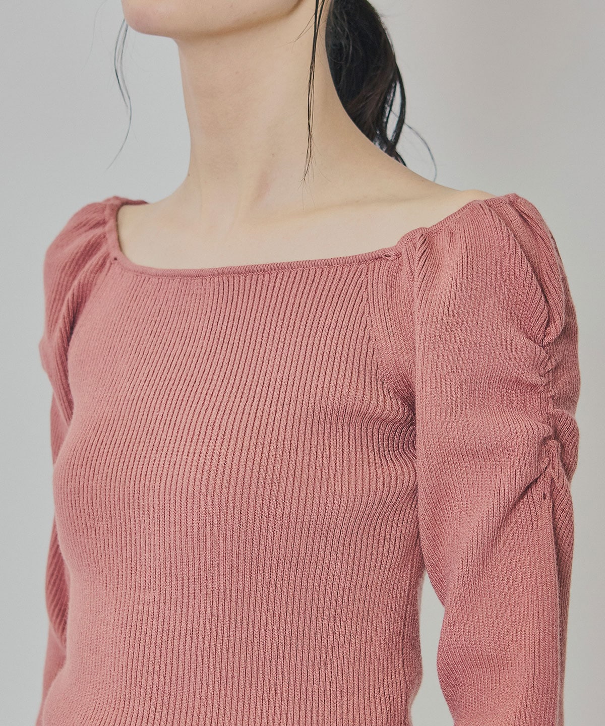 4wayリブニットトップス