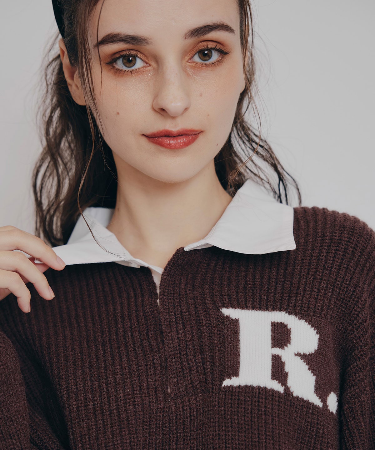 R.カレッジポロニットプルオーバー