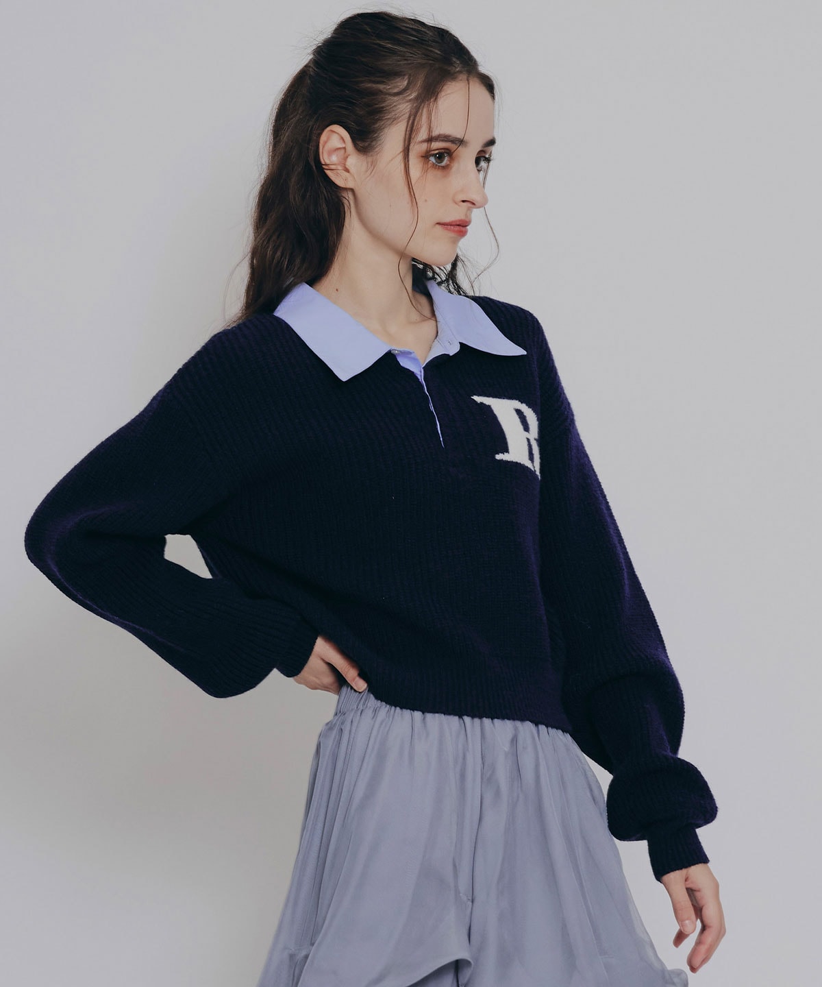 R.カレッジポロニットプルオーバー