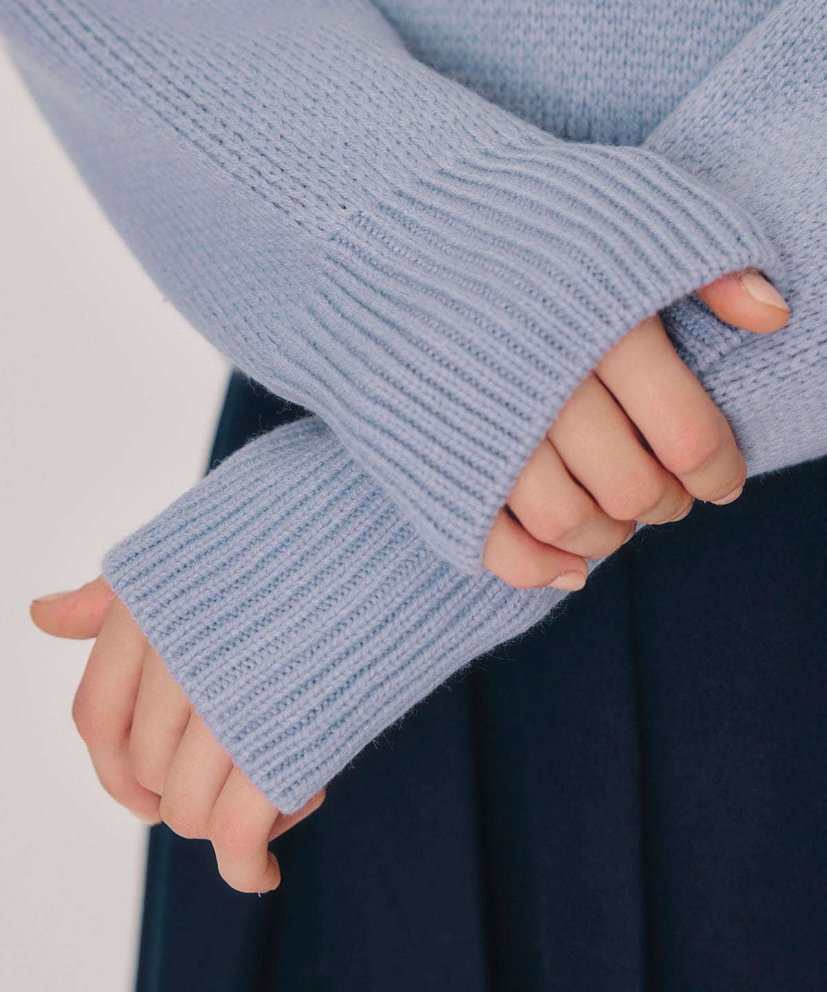 ビジューノルディックデザインニットプルオーバー