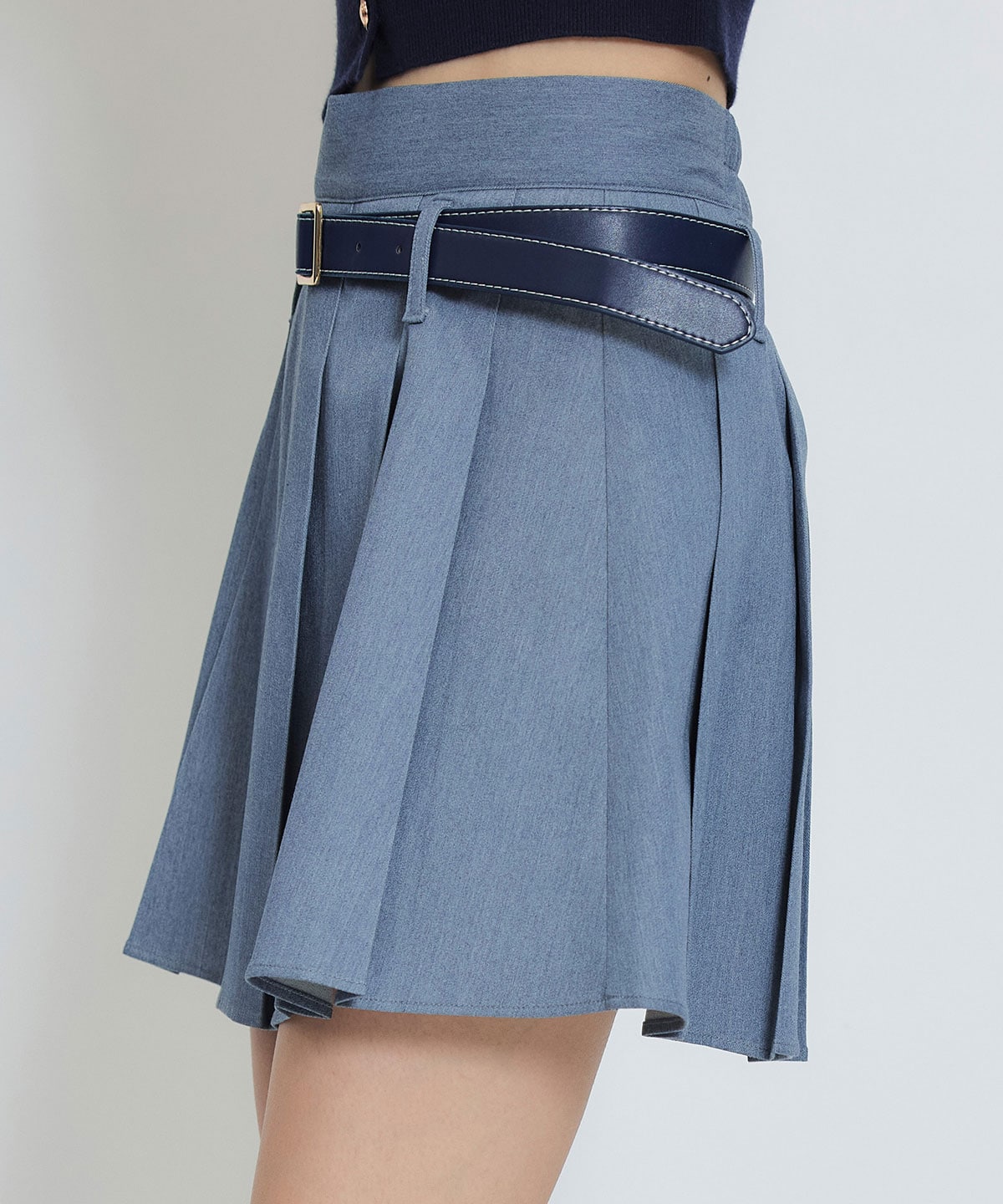 ローベルトインナーパンツプリーツミニスカート