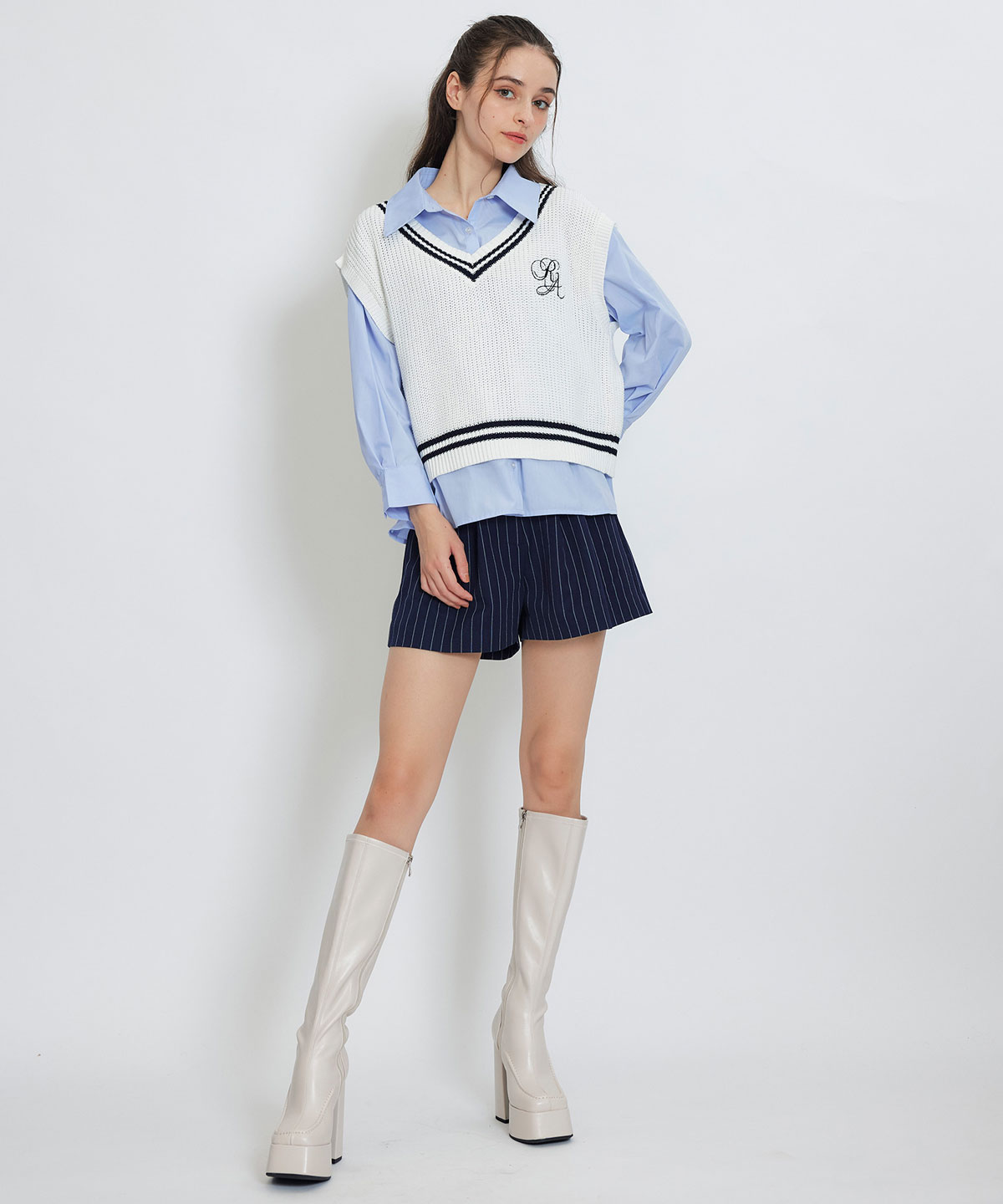 【セットアップ可能】ベーシックタックショートパンツ