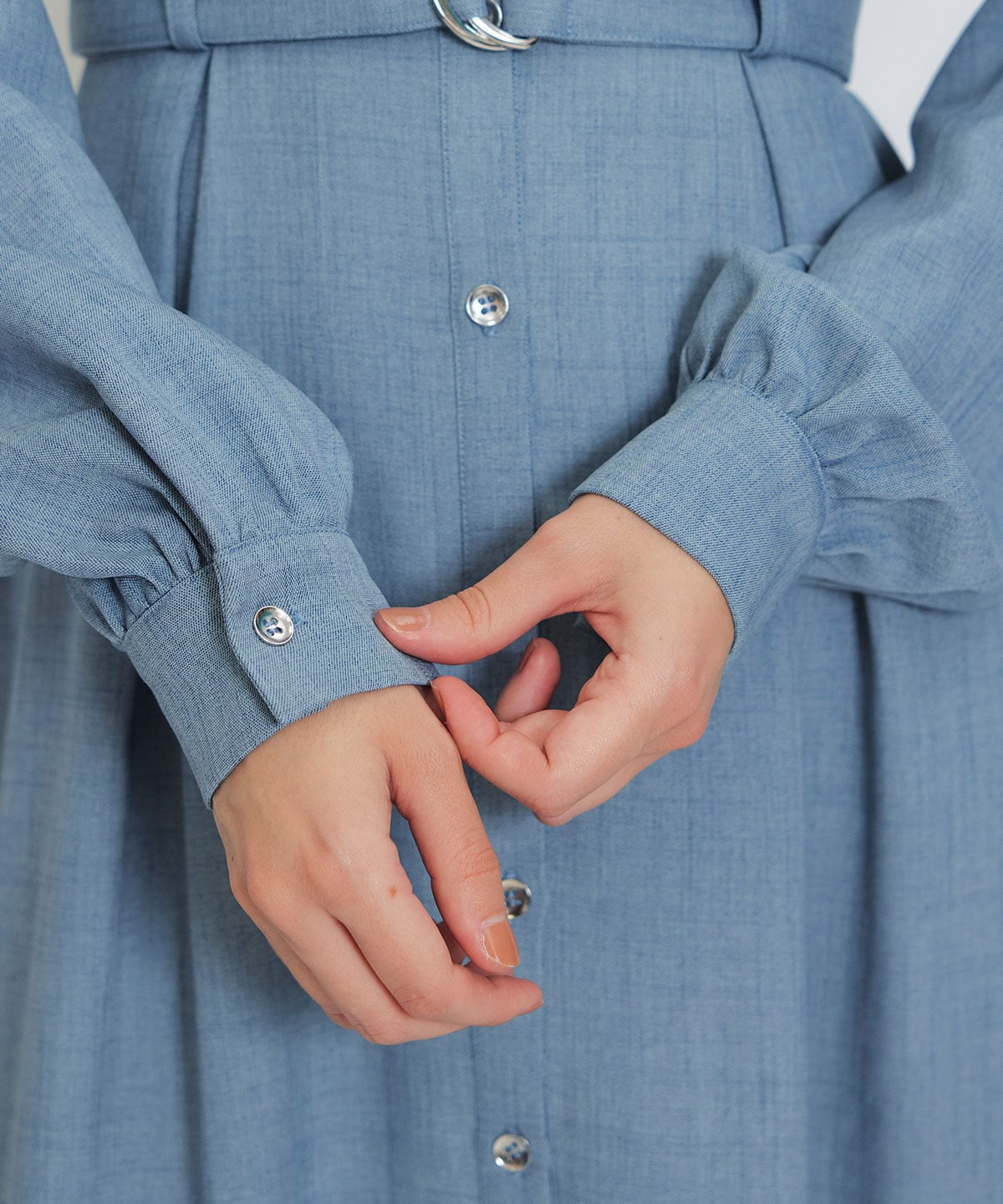 ケープライクロングフレアワンピース