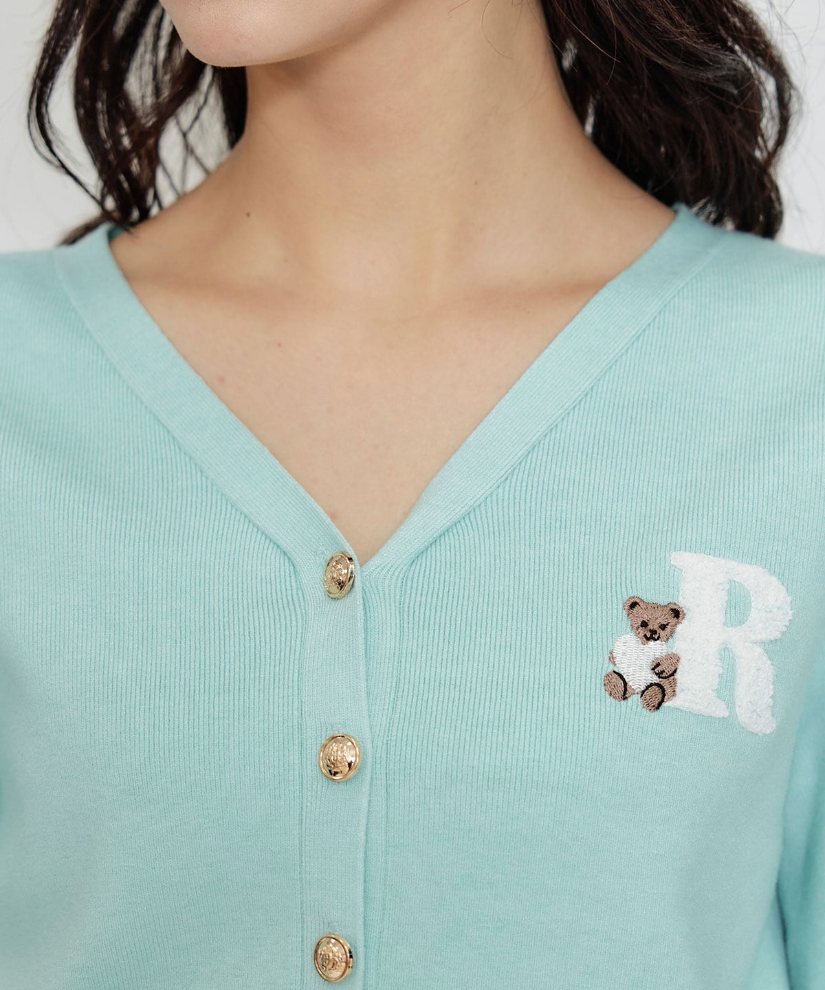 【2/13(金) 昼12時発売開始】AzelyハートVネックカーディガン