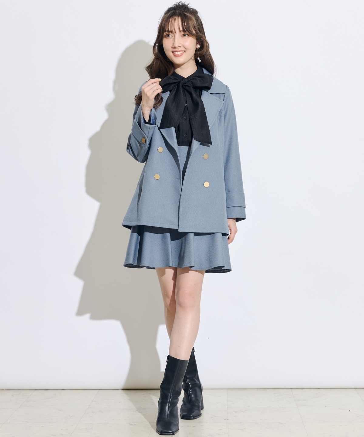 【展示会2位】ダブルボタンカルゼオーバージャコット