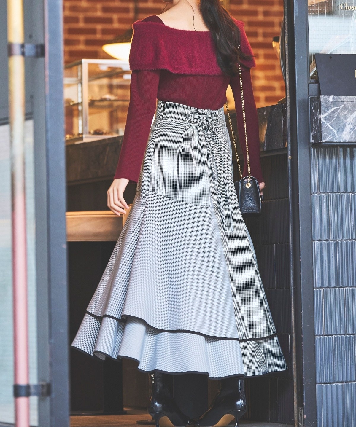 マーメイドティアードスカート