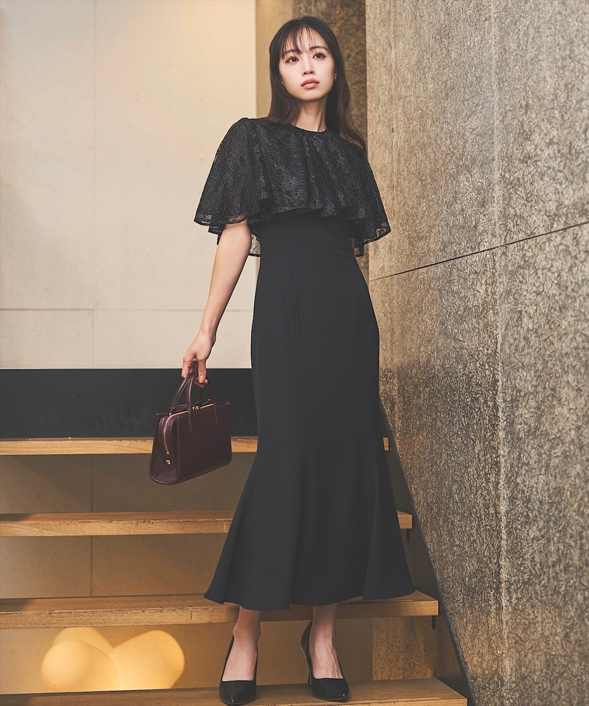 レースボレロセットアップマーメイドドレス