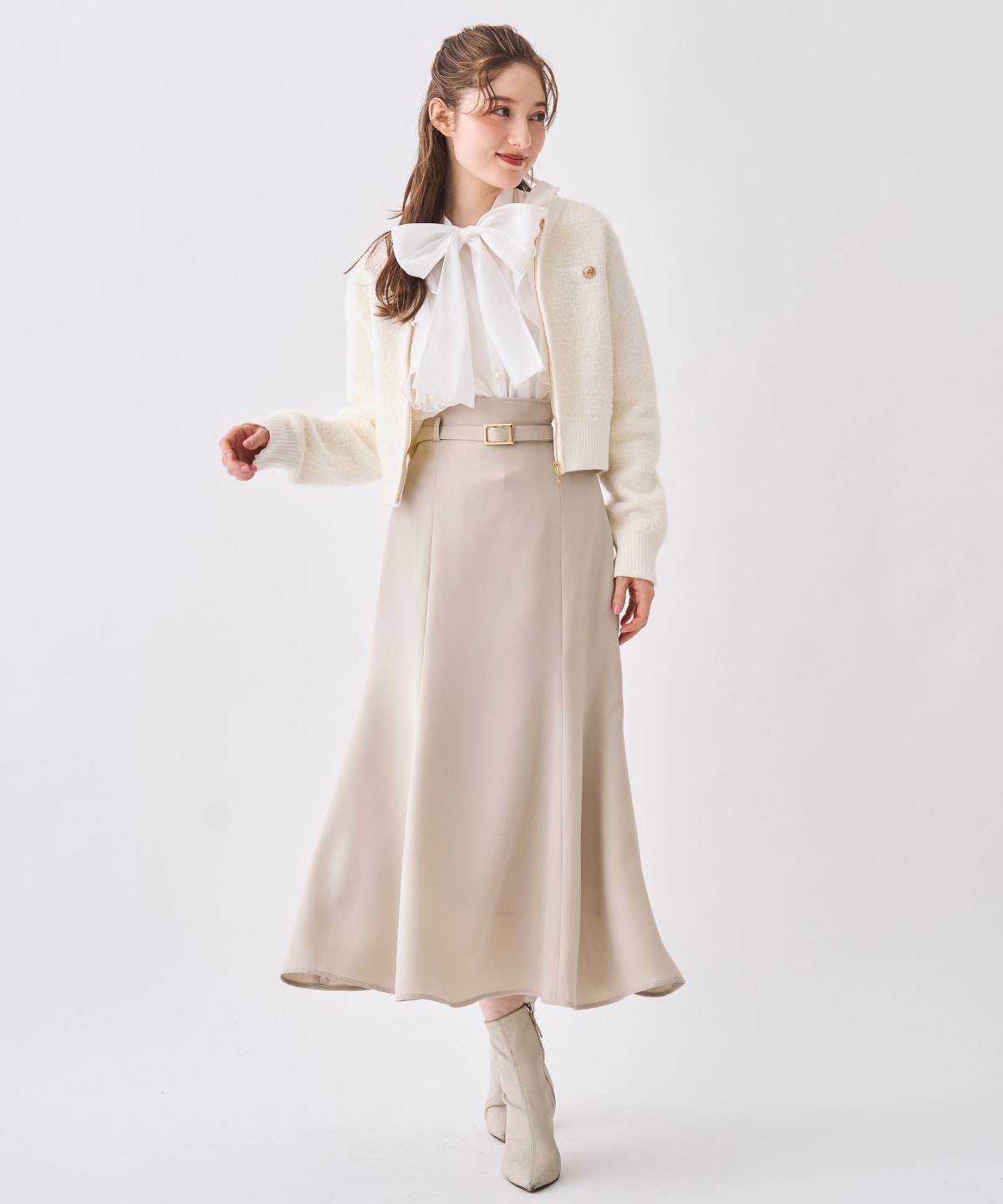 【12/5(Fri)発売開始】フェザーツイードニットジャケット