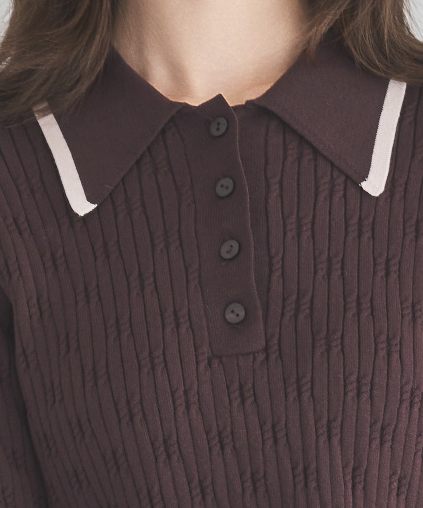 配色ポロニット