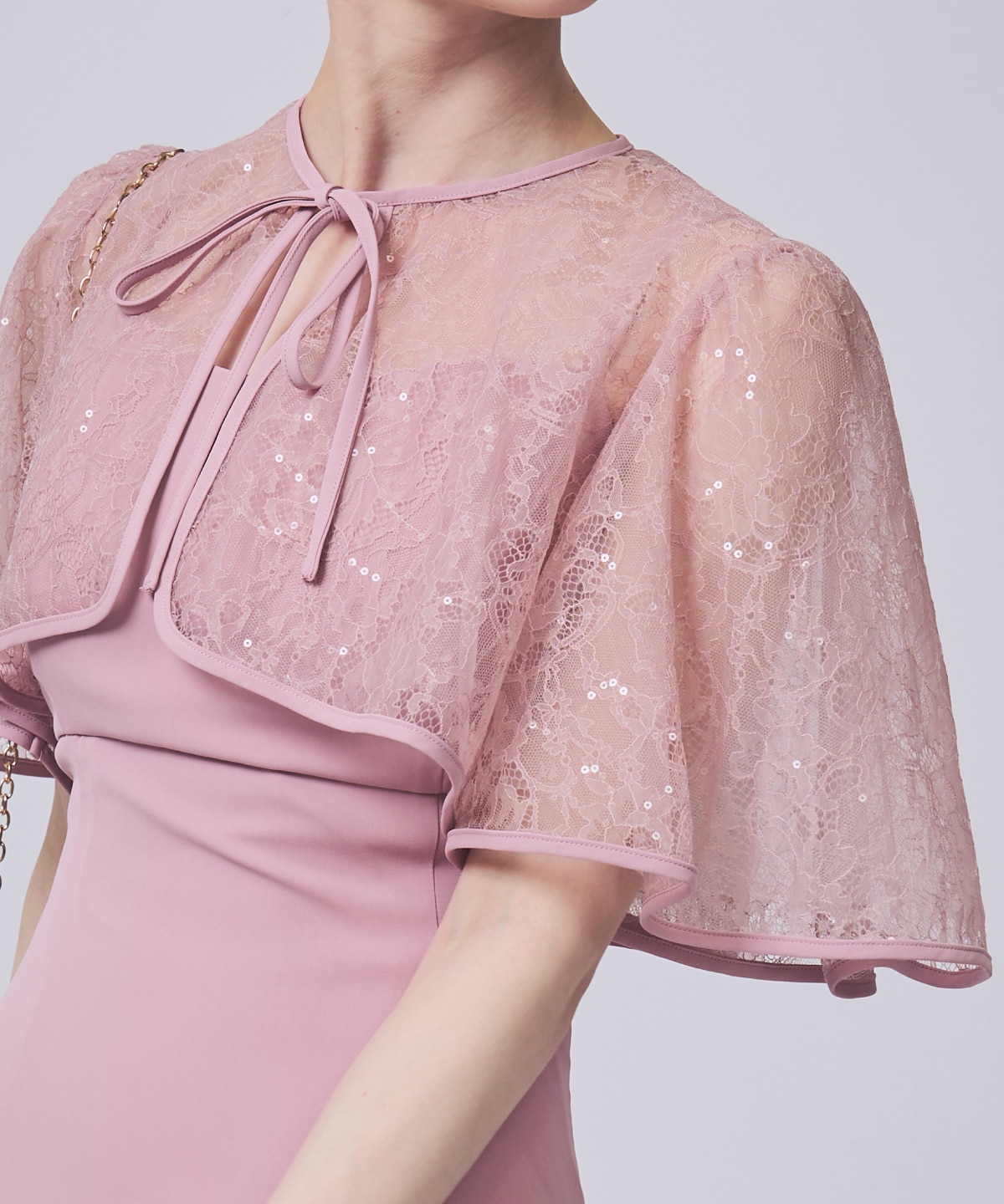 【1/10(Sat)発売】レースボレロセットアップドレス