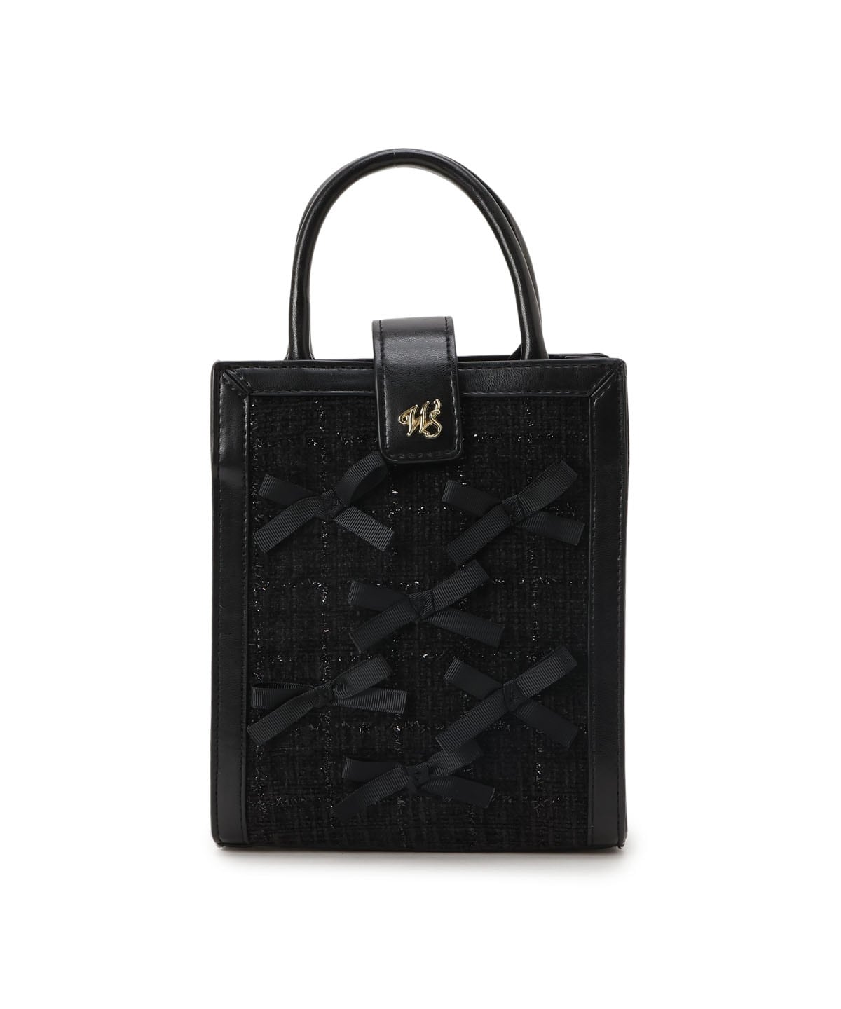 2wayツイードリボンバッグ