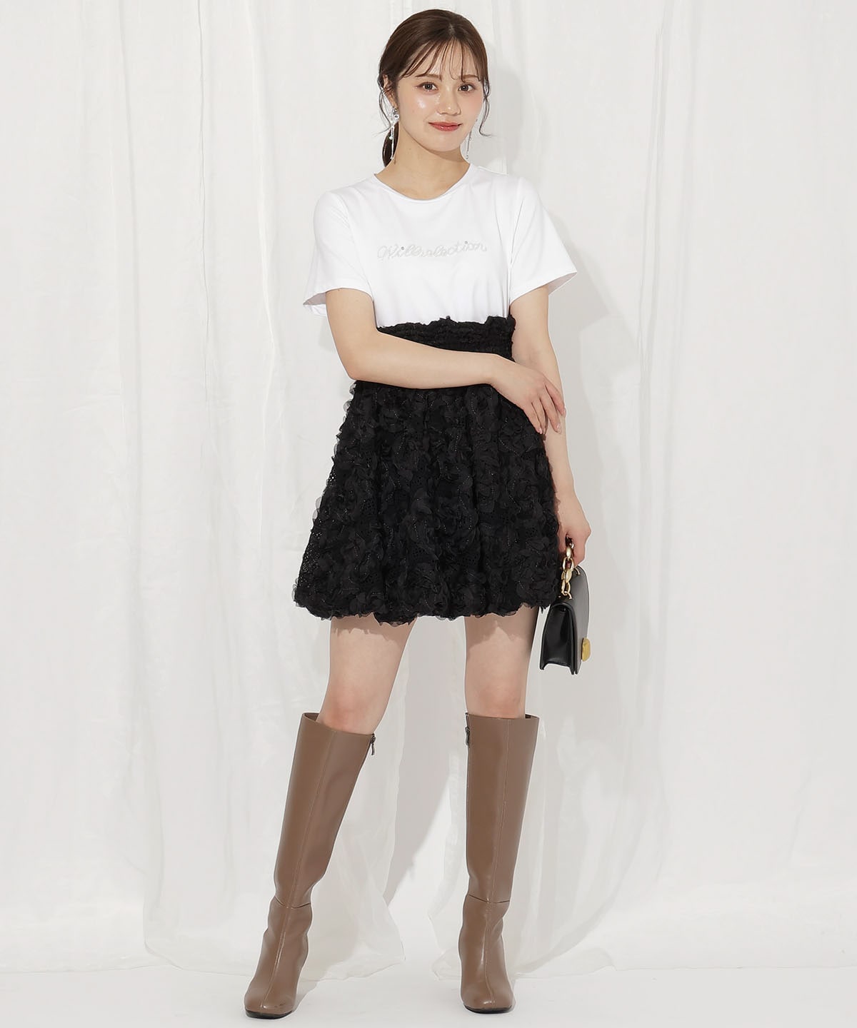 レースバルーンスカート