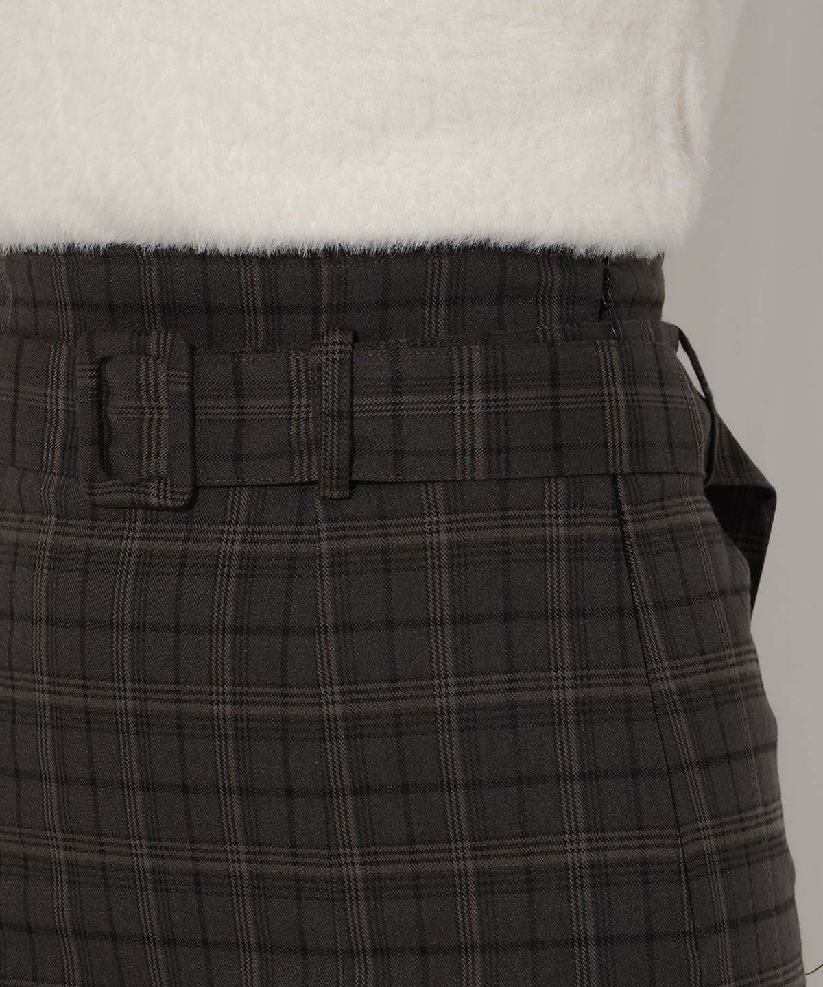 ベルト付きハイウエストマーメイドスカート