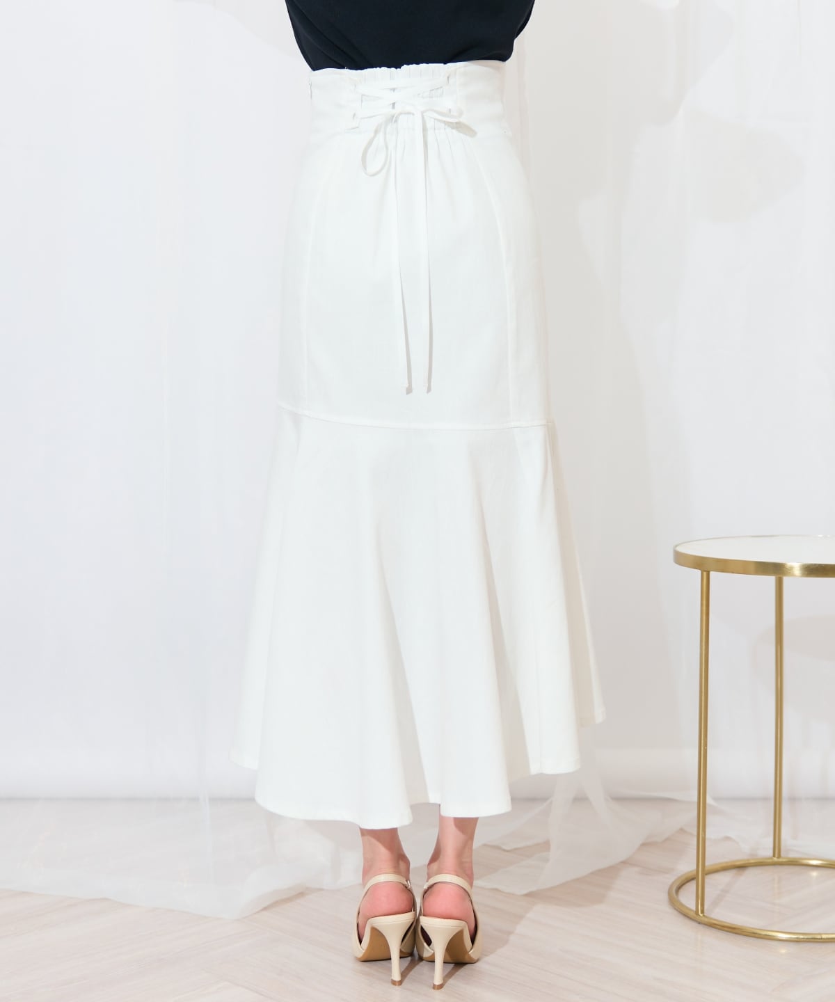 アシメヘムフィッシュテールスカート