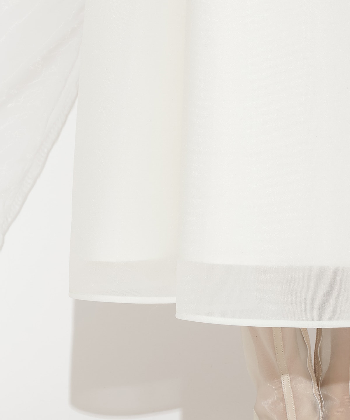 シアーダンボールフレアスカート