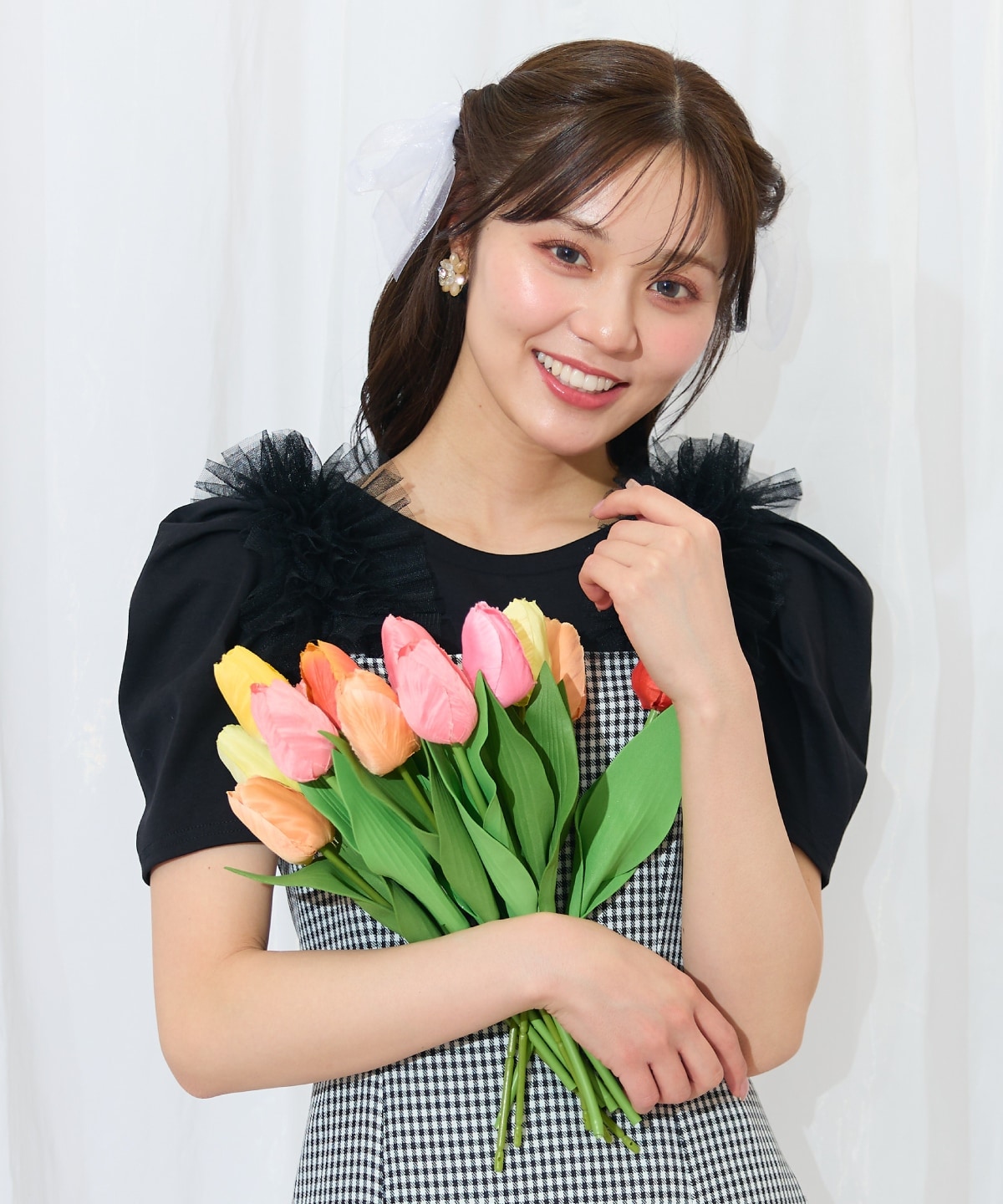 チュールフリルマーメイドジャンスカ