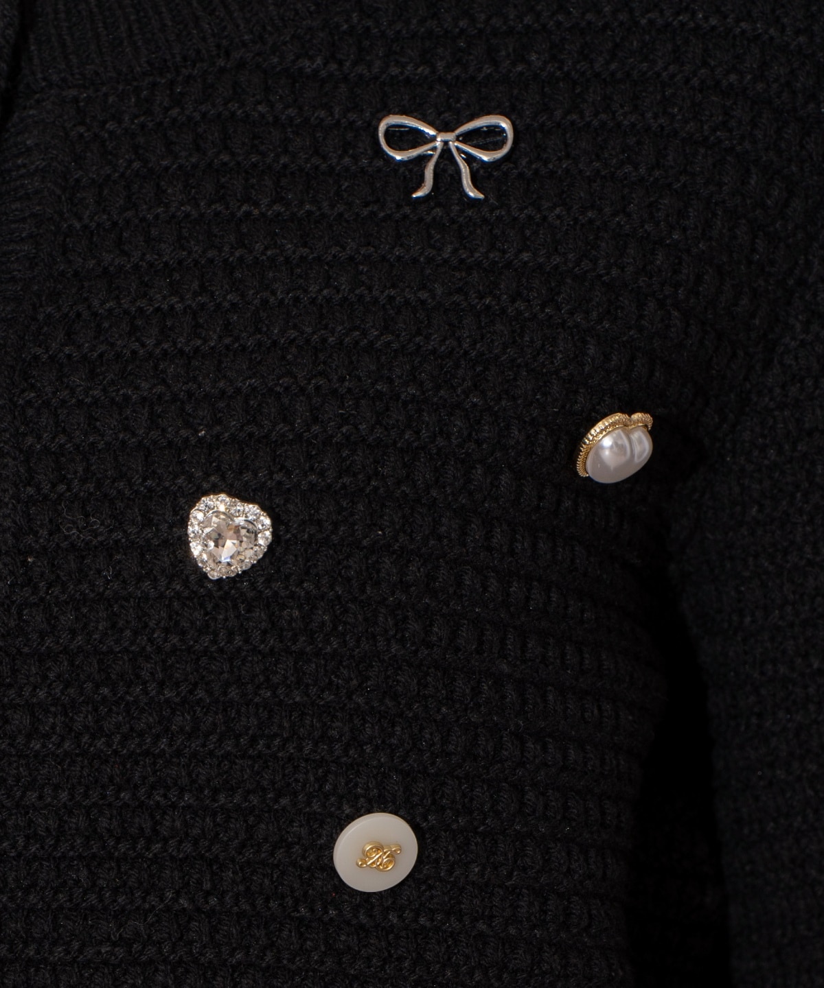 シャイニービジューカーディガン