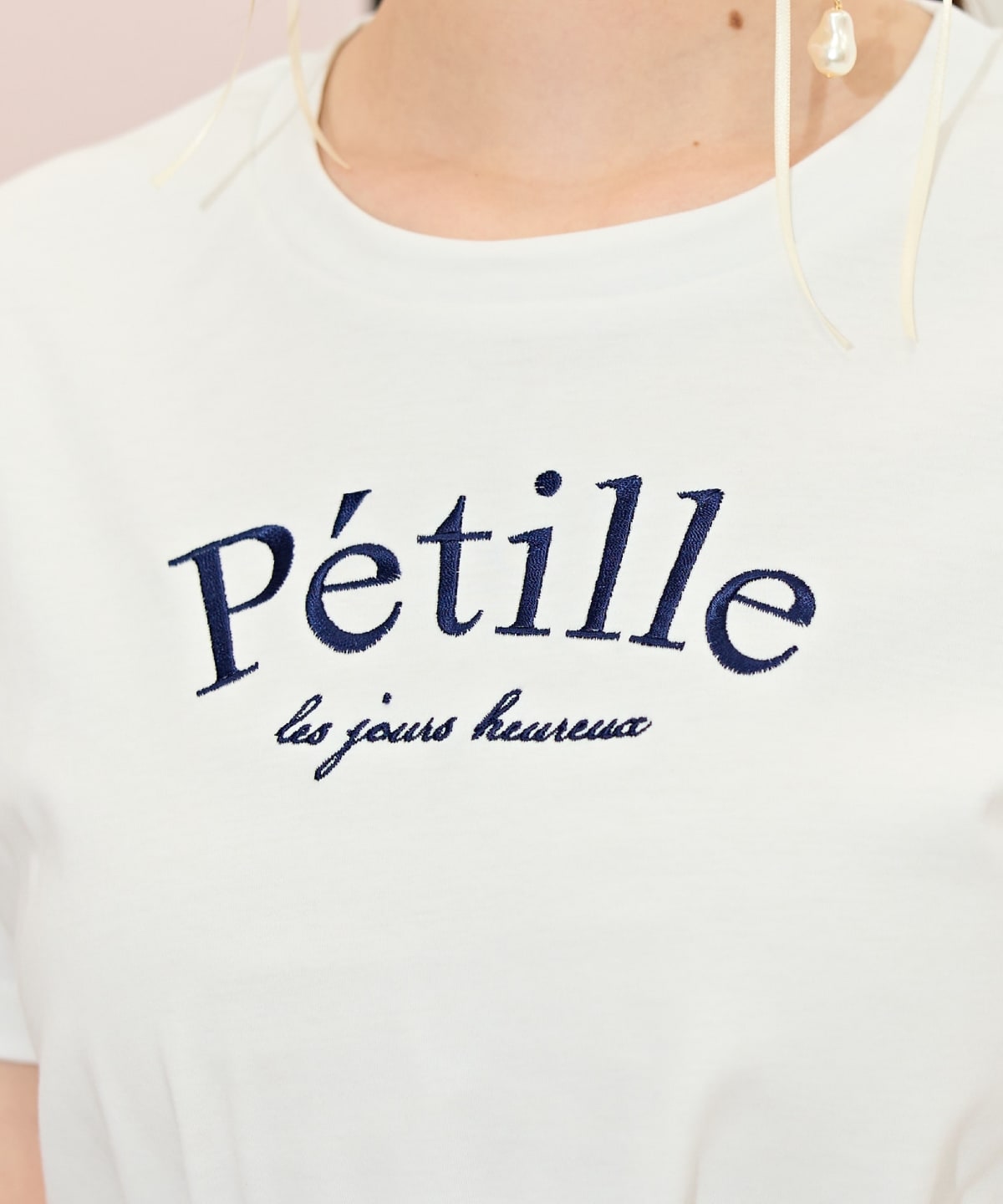 PetilleクルーネックTシャツ