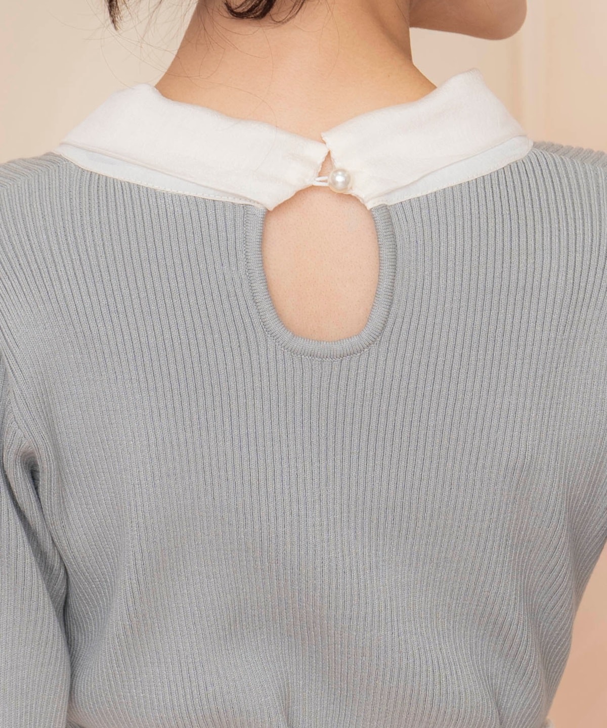 シアーリボンタイプルオーバー