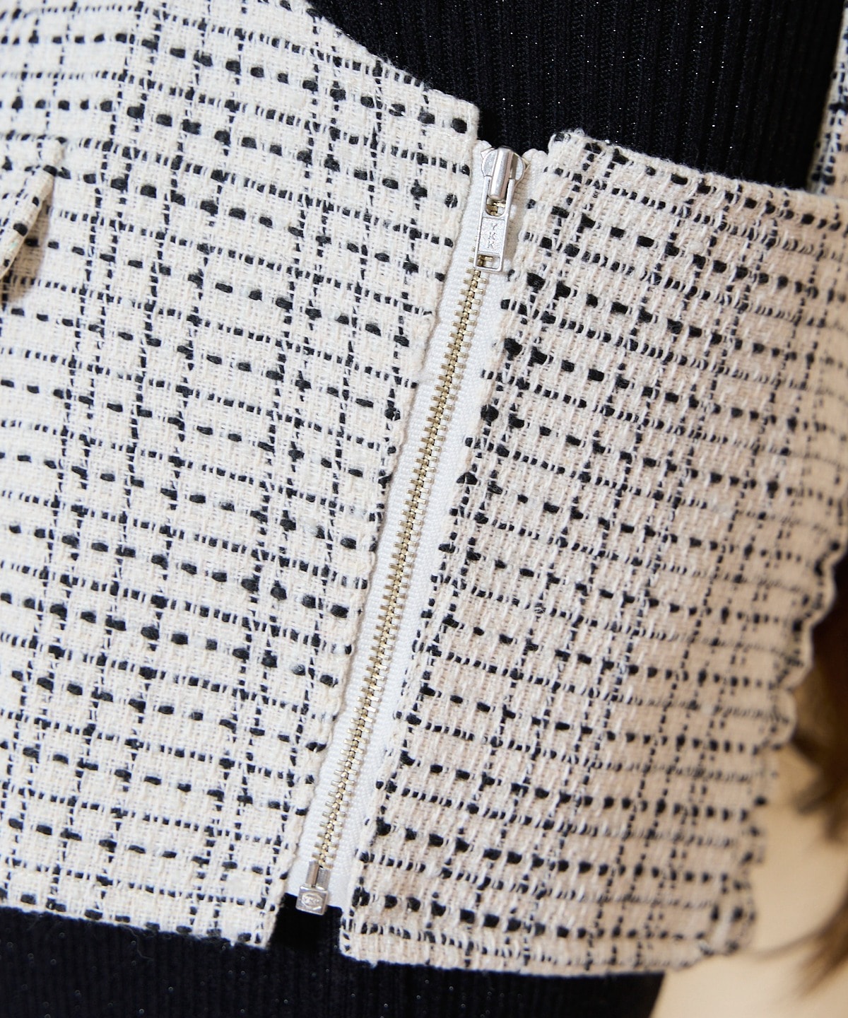 【ツイードセットアップシリーズ】ツイードビスチェ