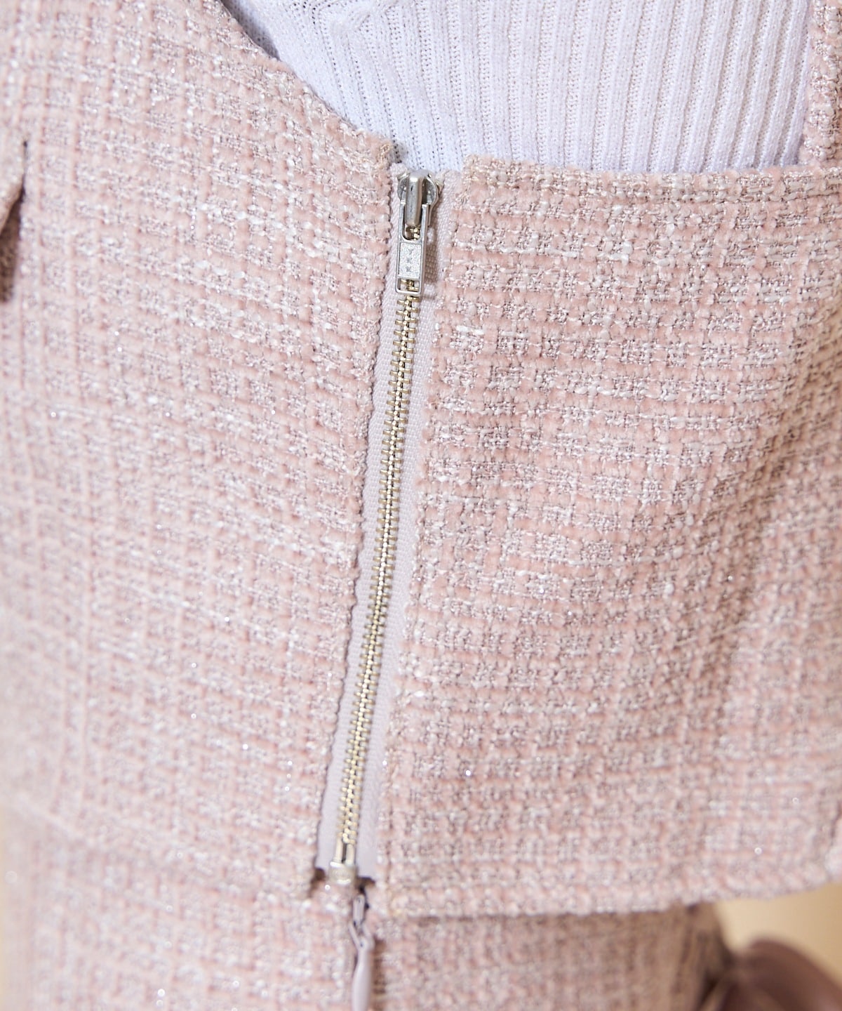 【ツイードセットアップシリーズ】ツイードビスチェ